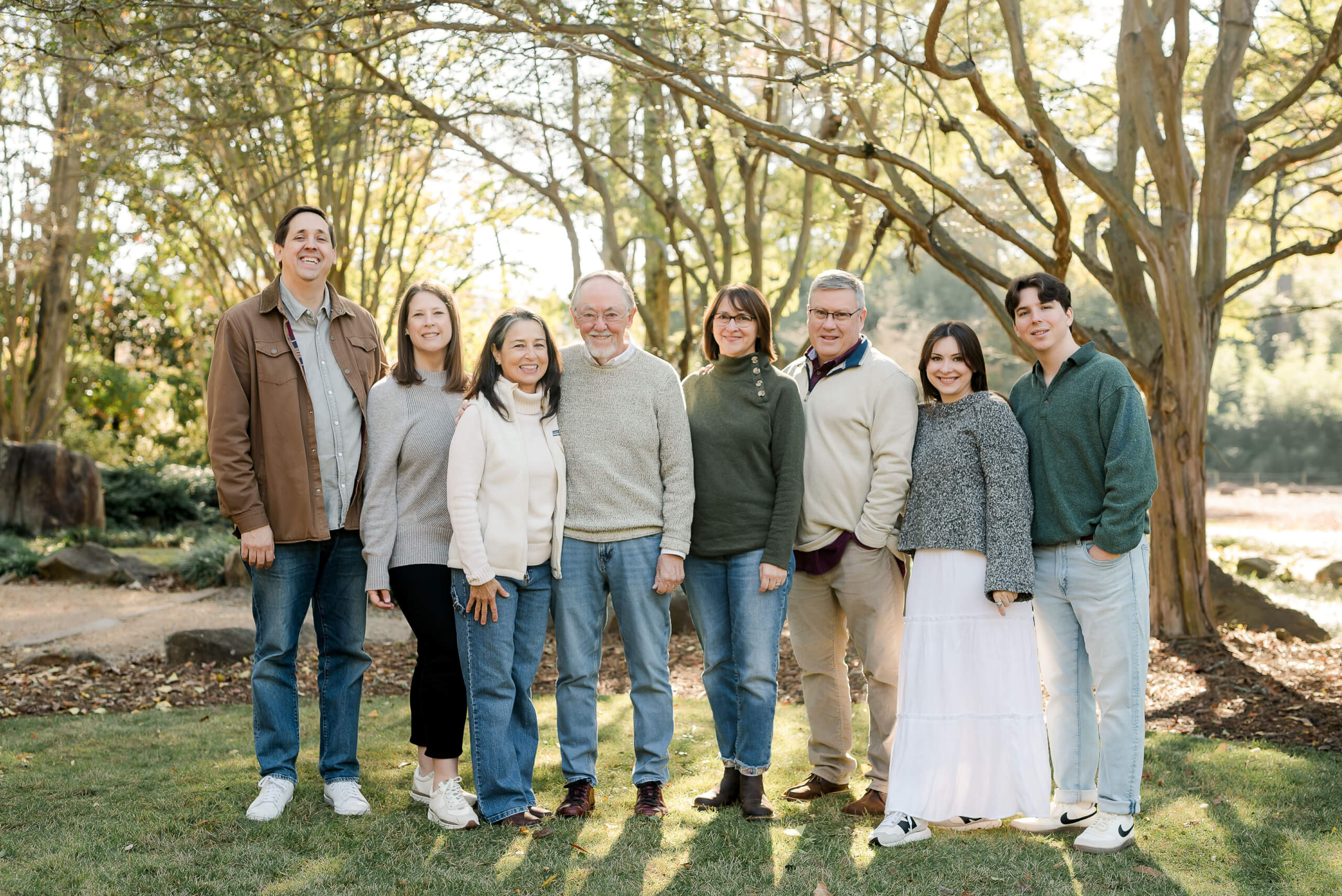 Group of people posing for photo.